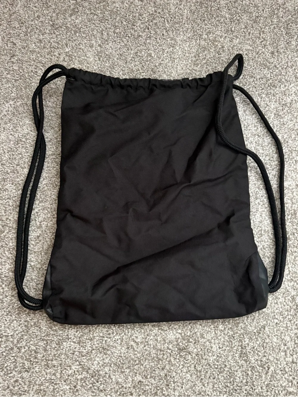 adidas Gray Heather & Black Drawstring Backpack